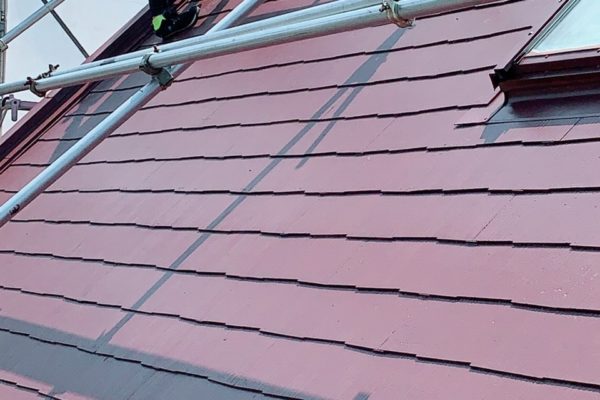 屋根塗装、雨どい交換工事　川崎市前区　N様邸　
